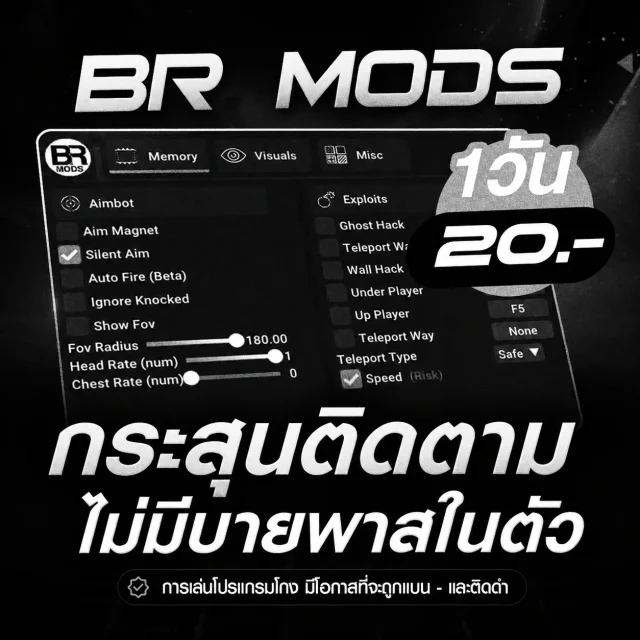 BR MODS แท้ไม่แถมบายพาส